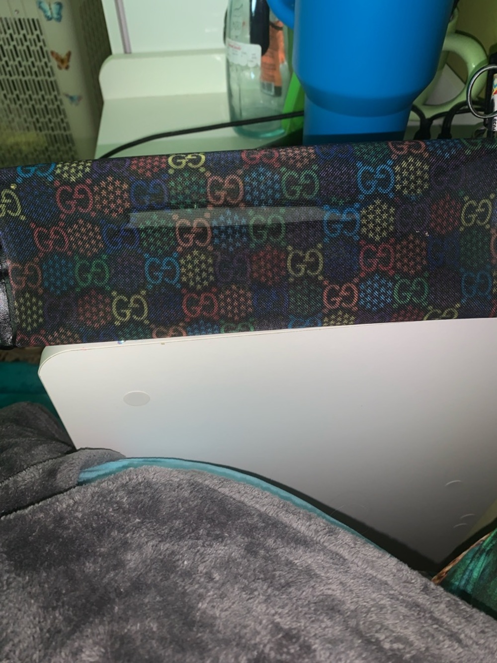 Monogram Multicolor mesh bag - Picture 6 of 6